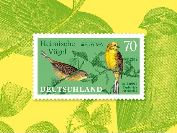 nexd | Sonderbriefmarke Heimische Vögel