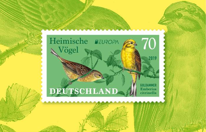 nexd | Sonderbriefmarke Heimische Vögel