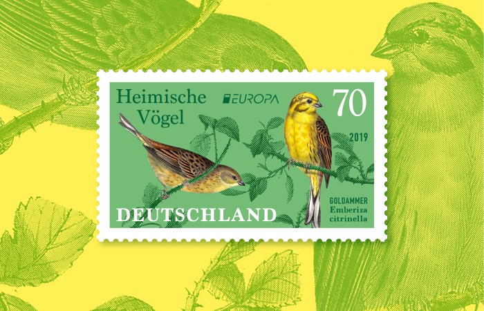 nexd | Sonderbriefmarke Heimische V&ouml;gel